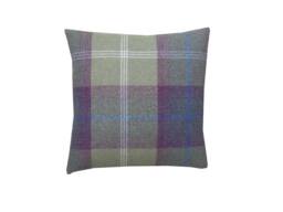 Double Sided Handmade Tartan Plaid Cushion Cover Balmoral Wool Effect Pillowcase - thumbnail 1