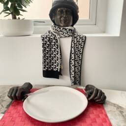 Handsome Head, Left & Right Hands Wall Hanging Quirky Tabletop Sculpture Funny Creative Display Wall-Hanging Decor Unique Present - thumbnail 2