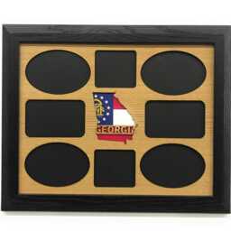 Georgia Picture Frame - 11x14 Holds 8 Photos State Decor, Gift, Travel - thumbnail 1