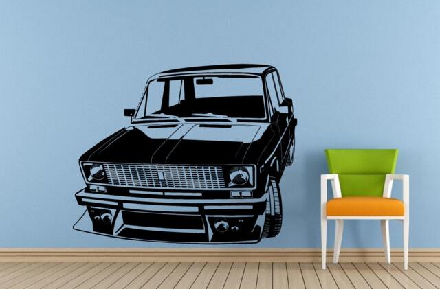 Sports Car Racing Concept Vehicle Supercar Russian Wall Decal Vinyl Sticker Mural Room Decor L1535 - image 1