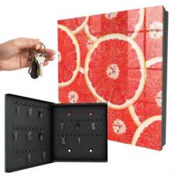 Grapefruit Slices Key Cabinet For Home, Red Box Modern Food, Lovers Of Nature & Colors - thumbnail 1