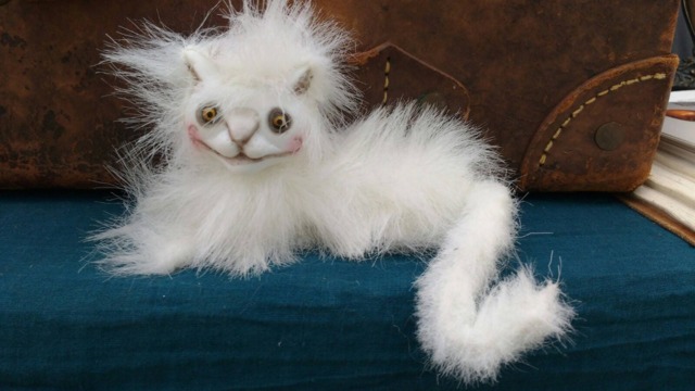 "Cat Bjd Prop Art Plush Can Be Customize ""Pierre" - image 1