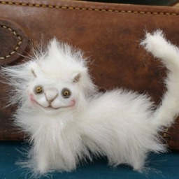 "Cat Bjd Prop Art Plush Can Be Customize ""Pierre" - thumbnail 4