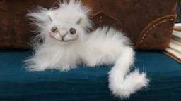 "Cat Bjd Prop Art Plush Can Be Customize ""Pierre"