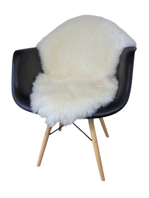 Naturasan Sheepskin Lambskin Rug From Europe, Best Quality in Hair & Denisty, Natural White - image 1