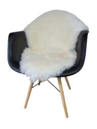 Naturasan Sheepskin Lambskin Rug From Europe, Best Quality in Hair & Denisty, Natural White - thumbnail 1