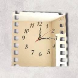 Film Strip Acrylic Clock - Many Colours Available - Bespoke Shapes & Sizes Made - thumbnail 2