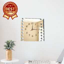 Film Strip Acrylic Clock - Many Colours Available - Bespoke Shapes & Sizes Made - thumbnail 1