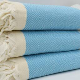 "Turkish Soft Blanket, Bed Cover, Bedroom Blanket, Throw Towel, 79""x95" - thumbnail 3
