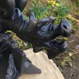 Welsh Dragon Roof Finial 110 Degree Angled Ridge Tile - thumbnail 4