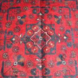 Bukhara Afghan Handmade Rug 3'2x5'2 Feet New Area Rug, Turkmen Oriental Geometric Genuine Livingroom D??cor Office Carpet - thumbnail 3