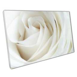 Dreamy White Rose Floral Canvas Wall Art For Home Office Decor - thumbnail 1