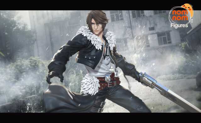 Squall Leonhart 3D Printed Figure - Final Fantasy Viii 110 Scale - image 1