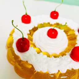 Jelly Cake Wall Hanging/Funky/ Kitschy/ Glitter/ Fake Food/ Pop Art - thumbnail 3