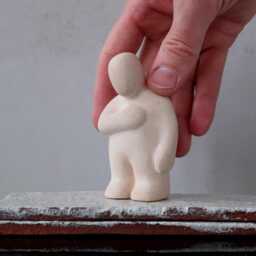 Compassion - Expressive Ceramic Figurine For Sandplay & Counseling - thumbnail 1