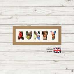 Aunty Photo Frame Word Name Special Gift - 1270 By Photos in A Word - thumbnail 1