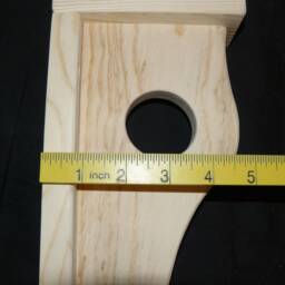 Elegant Shelf Bracket With Rod Holder - thumbnail 4