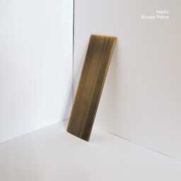 Quadris??? Illuminated Rectangular Contemporary Mirror With Brushed Brass Frame - Xl - thumbnail 4