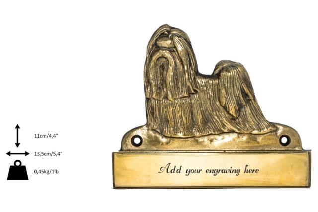 Shi-Tzu, Dog Plaque, Can Be Engraved, Limited Edition, Artdog - image 1