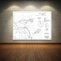 Antique Bar Harbor Maine Print 1901 Chart, Giclee Or Matte - thumbnail 1