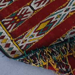 Vintage Moroccan Berber Rug Handmade Wool Carpet - 8, 3x5 Ft - thumbnail 4