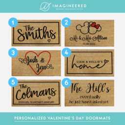 Personalised Couple Gifts - Valentines For Him Day Decor Her New Home Gift Couples - thumbnail 1