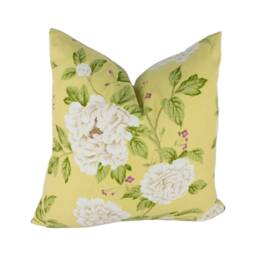 Sanderson - Peony Tree Citrus/Purple Stunning Designer Cushion Cover Home Decor Throw Pillow - thumbnail 1