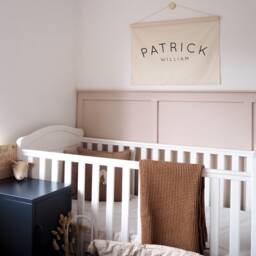 Personalised Wall Hanging Narrow Font - Custom Name Banner 70x50cm More Lettering Colours Available - thumbnail 3