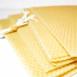 Scratch & Dent Discount Candle Making Kit - 10 Candles Beeswax Set Waldorf Craft Diy Sheets - thumbnail 2