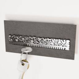 Tendrils Souvenir Gift Tube - Exquisite Botanical Motifs & Practical Key Storage Stylish & Classy Home Accessory - thumbnail 2
