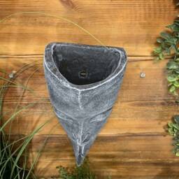 stone Garden Majestic Joker Wall Plaque Hanger Planter Ornament - thumbnail 3
