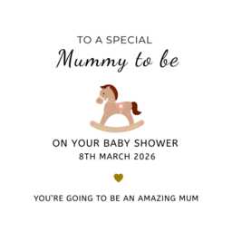 Personalised Mummy To Be Baby Shower Gift, Candle, A Special - thumbnail 2