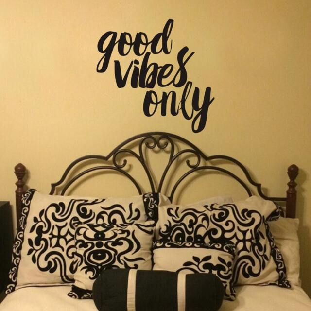 Good Vibes Only Wall Decal Teen Room Decor Bedroom - 170 - image 1