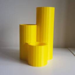 Pen Holder, 3D Printed, Unique, & Eco-Friendly Desk Organizer - thumbnail 1