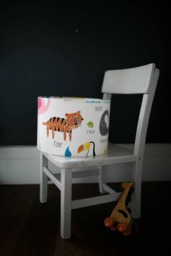 Animal Magic Drum Lampshade Handmade Scion Fabric, Nursery Decor