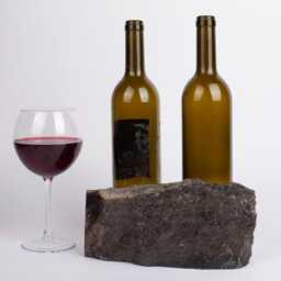 Handmade Alexandrette Marble Wine Bottle Holder Unique Rack - thumbnail 2