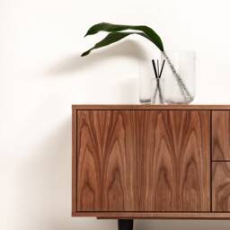 "Sideboard, Tv Stand Walnut Veneer ""Crocus" - thumbnail 2