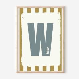 Set Of 3 Cool Dude & Smiley Faces Prints With A Personalised Initial. Perfect For Nursery, Bedroom Or Playroom - Prints Only - thumbnail 2