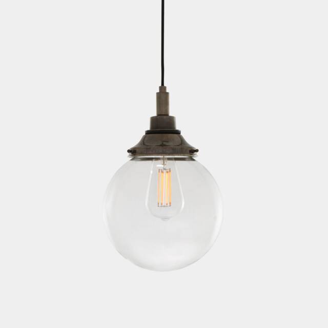 Laguna Clear Globe Bathroom Pendant Light 8 - image 1