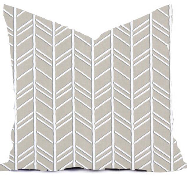 Pillows Covers - Blue Spa Mist Ice Taupe Gray Modern- All Sizes 16x16 18x18 Throw Toss Accent Pillow Home Coastal - image 1