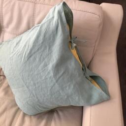 Linen Pillow Case With Ties/Soft Natural Linen Pillowcase/ Case. Pillow Cases Ties/standard, Queen, King - thumbnail 2