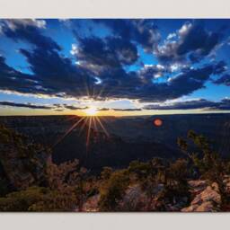 Grand Canyon Sunset Photo Print, Red Rock National Park Wall Art - thumbnail 3
