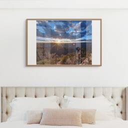 Grand Canyon Sunset Photo Print, Red Rock National Park Wall Art - thumbnail 2