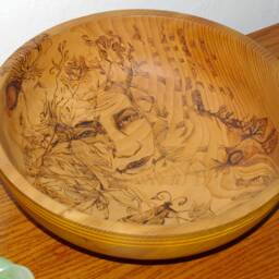 Bowl Of LifeOriginal Woodburning - thumbnail 4