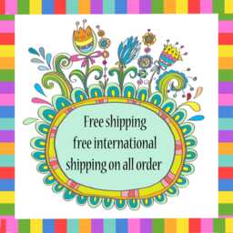 Polymer Clay Heart Wall Hanging Rainbow Floral Home Decor - thumbnail 4