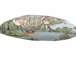 Thibaut Asian Scenic Dynasty Collection Robins Egg Cushion Cover Pillow Double Sided - thumbnail 3