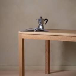 Konk ??? Worker's Table [Wooden Legs] Bespoke Sizes Available Industrial Oak Dining Table, Modern Office Computer Or Writing Desk - thumbnail 3