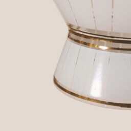 Mihela Vintage Pendant Light Mcm Hanging Handcrafted Glass Lamp Retro Ceiling Fixture Yugoslavia Gold Brass - thumbnail 2