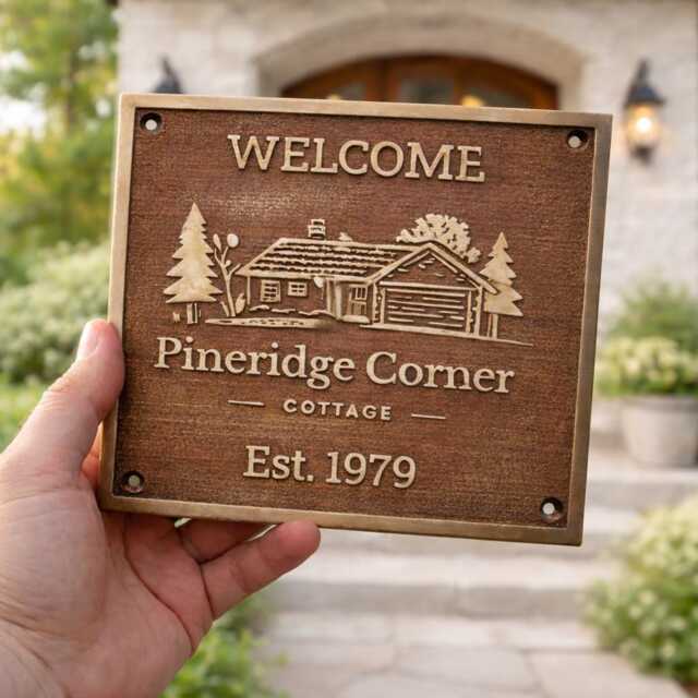 Custom Plaque For Wall Decor, New Home Sign, Family Name - image 1