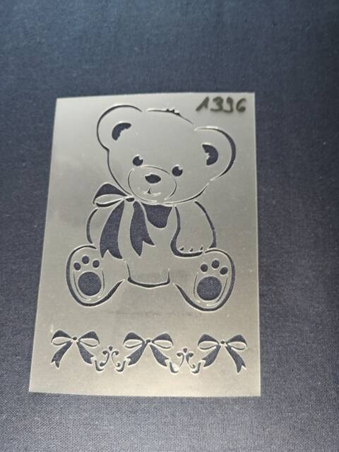 Teddy Bear Stencil, Flexible, Reusable, 125 Micron, Wall Decor, Home Decor, Furniture Painting, Card Making, Craft Stencil From Bitofeverythingbyb